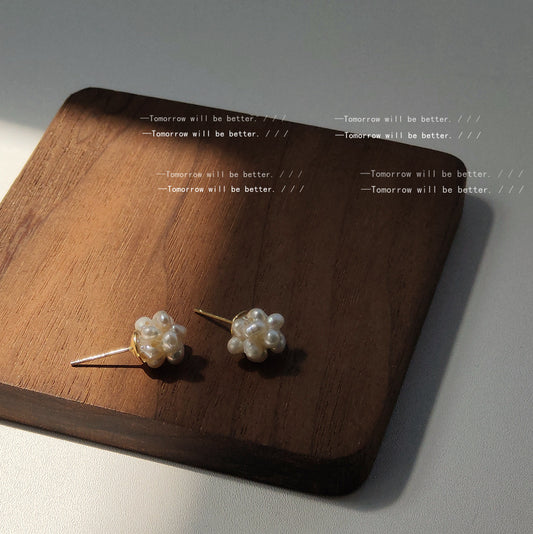 Pearl Stud Earrings