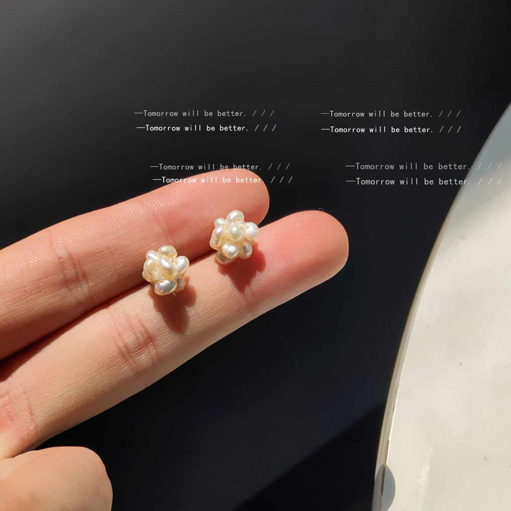 Pearl Stud Earrings